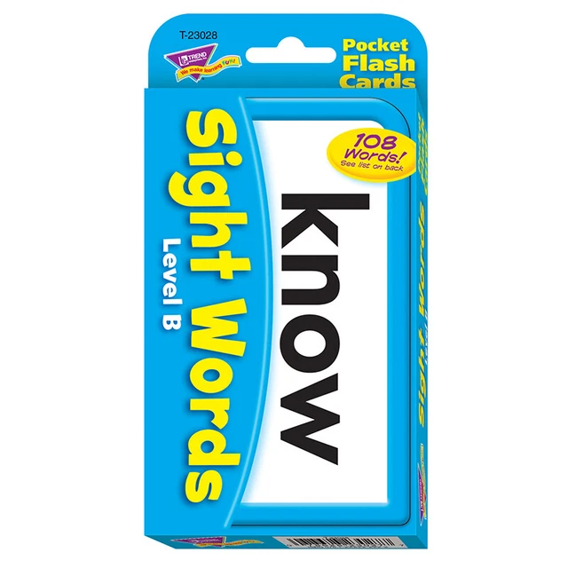 Child1st Publications Lista Snapwordsâ® Un Insegnamento Carte Sight Word