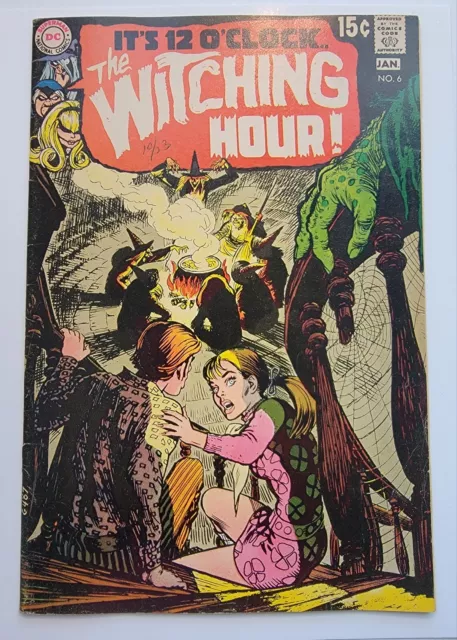 Witching Hour #6 VG+ Nick Cardy Cover,  Neal Adams 1969 Vintage Silver Age