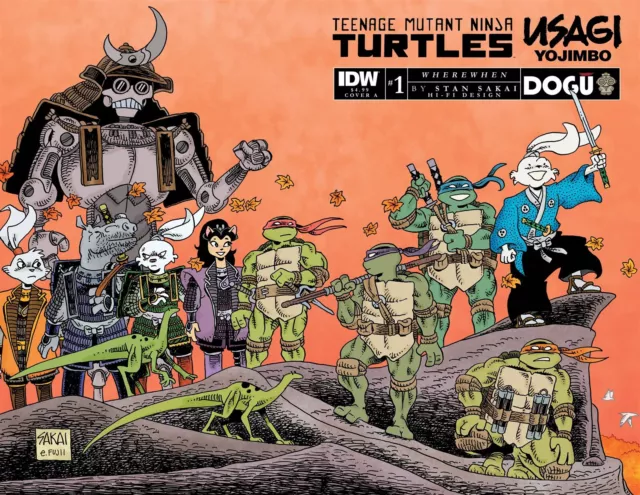 Tmnt Usagi Yojimbo Wherewhen 1 Cvr A Sakai (Idw Publishing) 3523