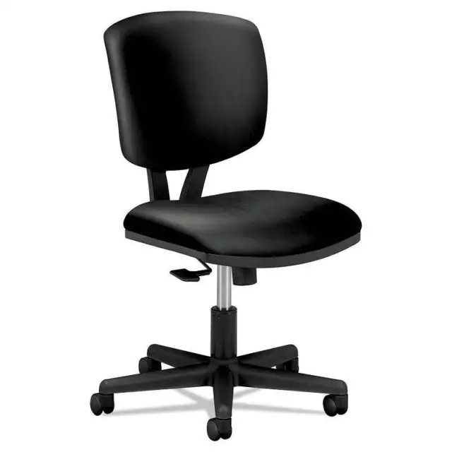 HON Volt Series Task Chair with Synchro-Tilt, Black Leather