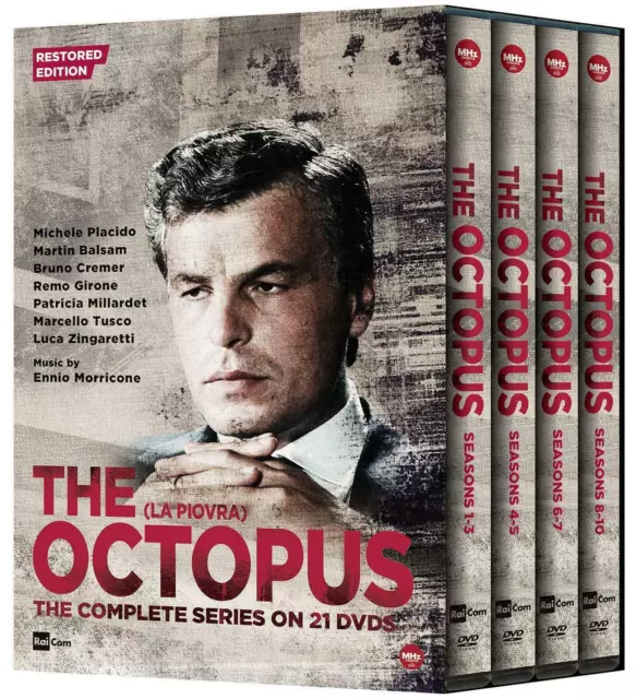 THE OCTOPUS LA PIOVRA Complete Series 1-10 1 2 3 4 5 6 7 8 9 10 DVD BOXSET NEW 2