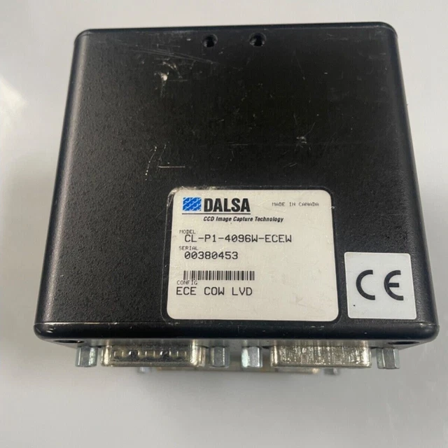 Dalsa CCD Image Capture CL-P1-4096W-ECEW ECE COW LVD c01 Line Scan Camera