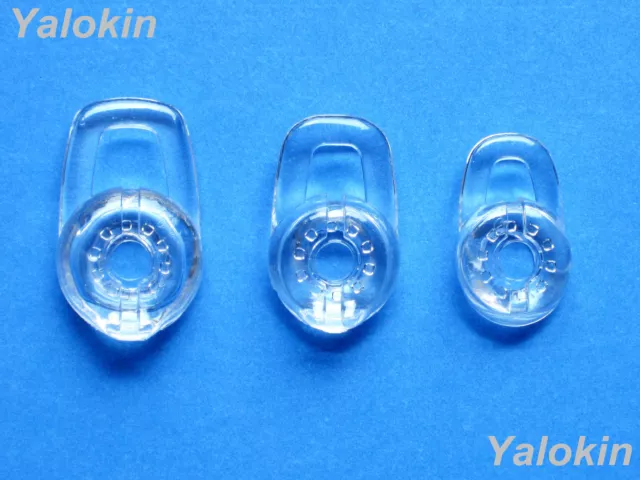 3 New Clear Earbuds Gel Plantronics Discovery 925 975