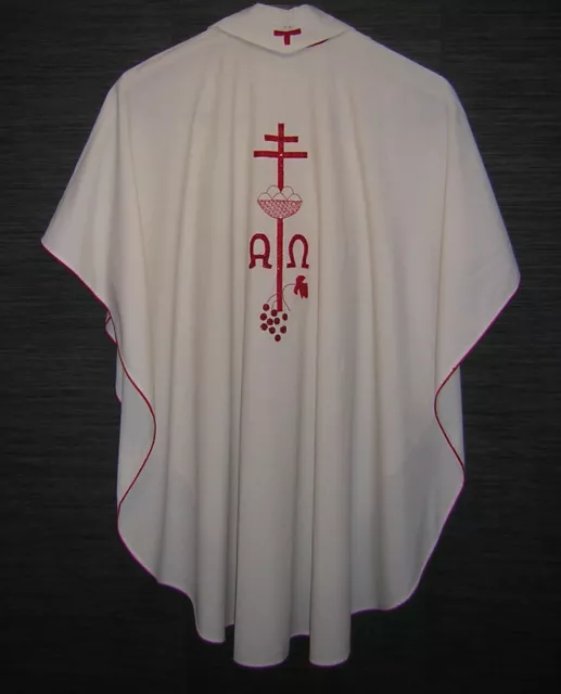 Antik Messgewand Gothic Paramente Priestergewand Pianeta Vestment Casel Stola