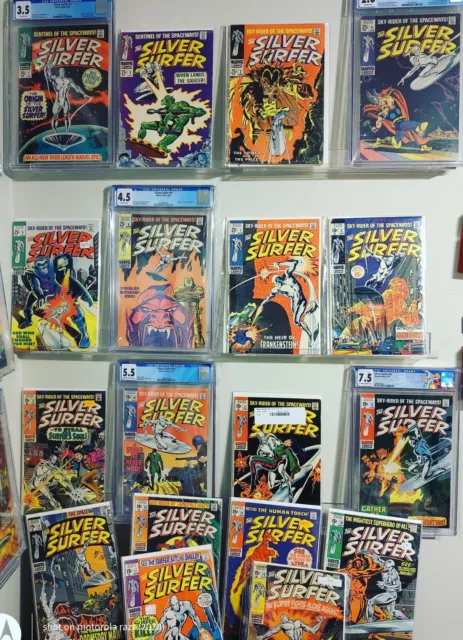 Silver Surfer Vol 1 Complete Run  (1968) Lot - Series Set CGC #1, 4, 6, 10, 12🔥