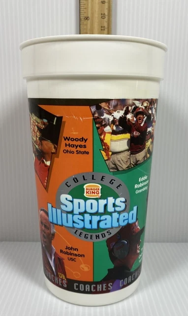 Vintage Burger King Sports Illustrated College Coaches Cup Bowden Holtz Hayes
