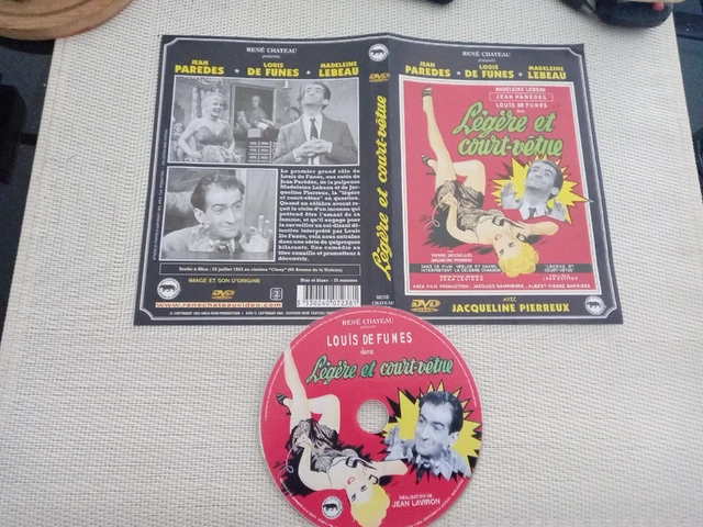 Dvd - Legere Et Court-Vêtue / Jean Paredes, Louis De Funes, Rene Chateau