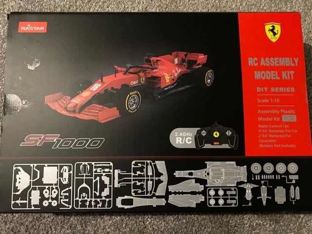 RASTAR Ferrari SF1000 1/16 Kit Auto RC Da Costruire, 65 Pezzi Fai Date, Gioco STEM Per Bambini 8+ - 4