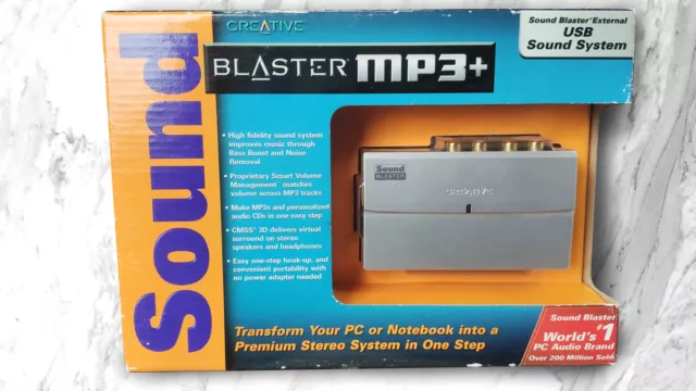 Creative Sound Blaster MP3 Plus External USB Sound System SB0270