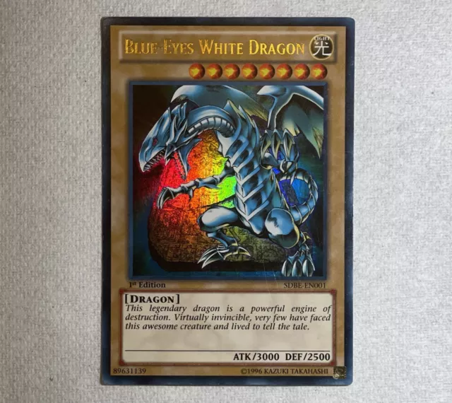 Blue-Eyes White Dragon - 1st edition - Yu-Gi-Oh! card SDBE-EN001