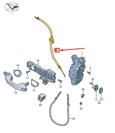 Motore Di Bloccaggio Porta Centrale ELV In Ferro Per Mercedes W204 W207 W212 – Compatibile Con C180, C200, E200, E260