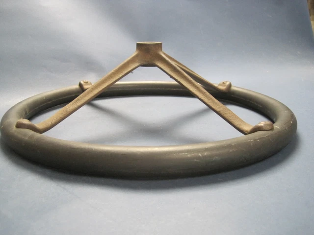 Antique Steering Wheel 4 Spoke w 6 Spline Hub  for Truck Automobile or Tractor