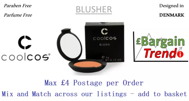 Cool Cos Denmark Paraben Parfum Free Luxury Cosmetics BLUSHERS #BargainTrend