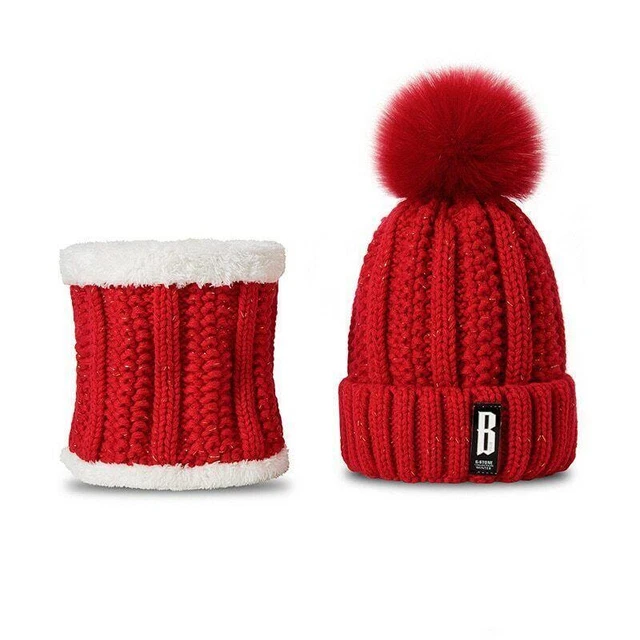 Set De Bufanda De Anillo Y Gorro De Punto Para Mujer Ideal Para Invierno 2019 5