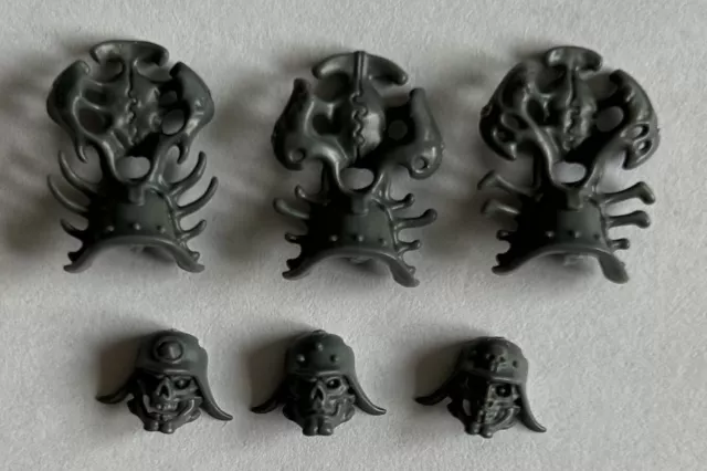 Warhammer AOS Ossiarch Bonereapers Immortis Guard Skelettköpfe x 3 neue Bits