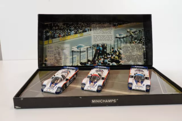 Minichamps 402826503 Porsche 956 L wins 1982 24h Le Mans 1-2-3 1:43