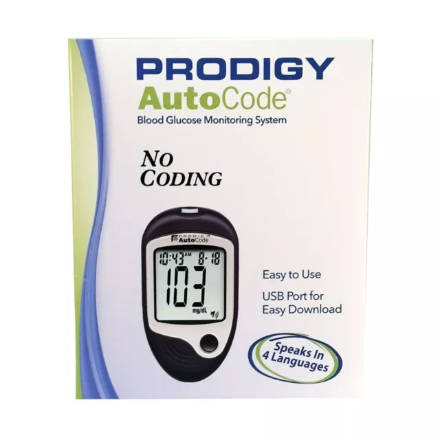 Prodigy Auto Code Talking Blood Glucose Meter