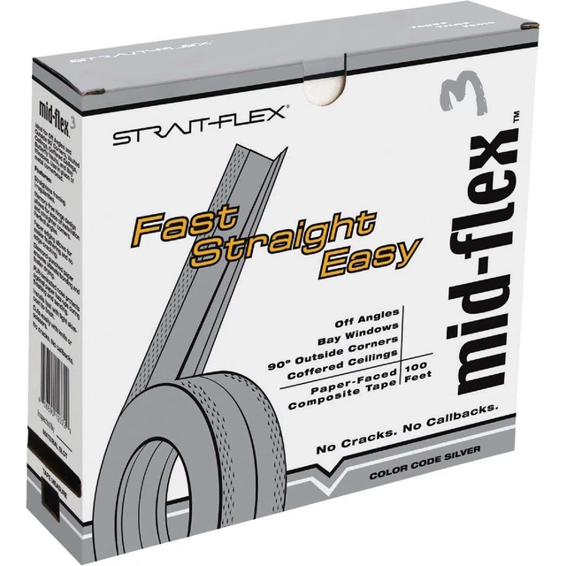 ClarkDietrich/Strait-Flex Mid-Flex 3 100 Ft. x 3 In. Drywall Tape MF-100