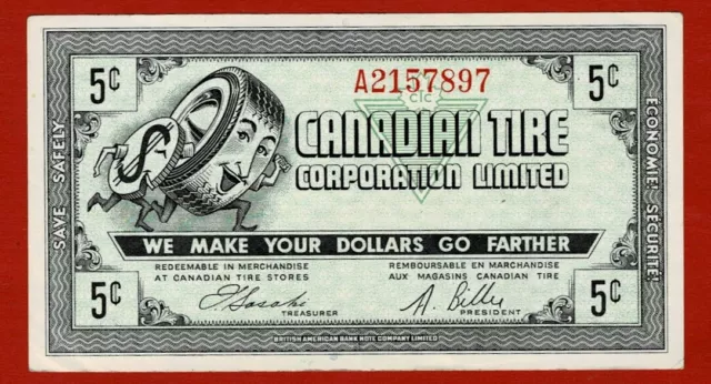 Canadian Tire Gas Bar Money CTC G07-A-A1  5c A2157897 VF