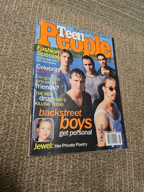 Teen People（ 昔のBack Street Boys)米雑誌 レア VINTAGE TEEN PEOPLE Magazine August 1998 Backstreet Boys $56.17