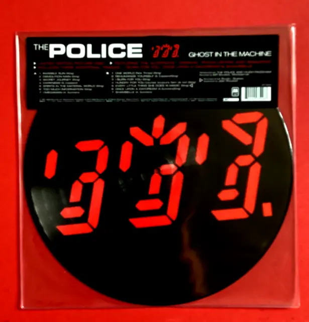 The Police Ghost In The Machine Picture Disc LP - Ltd. Ed.