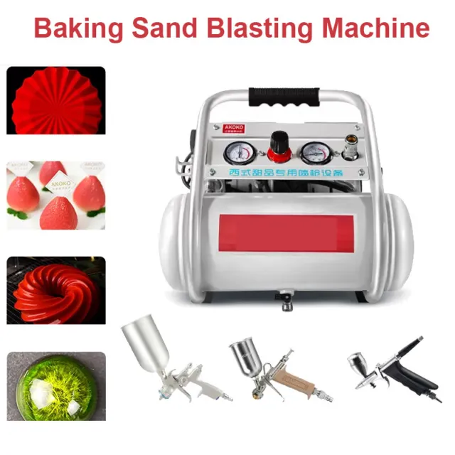 Dessert Sandblasting Machine, Cake Decorating Airbrush Kit