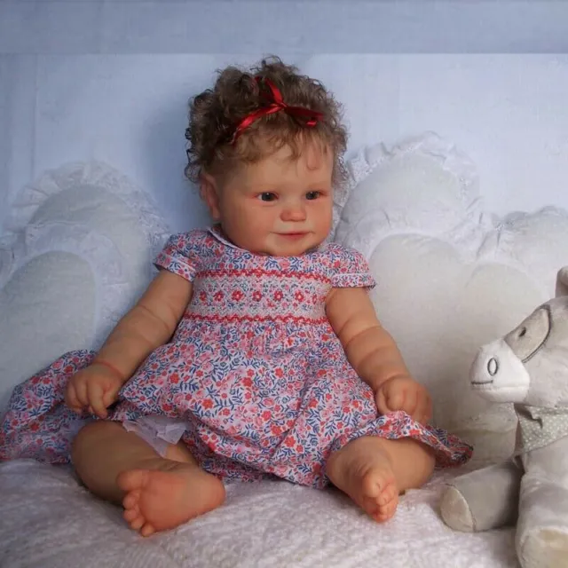 Bambole bambino reborn 24" vinile Maddie vera bambola bambina realistica regalo di compleanno