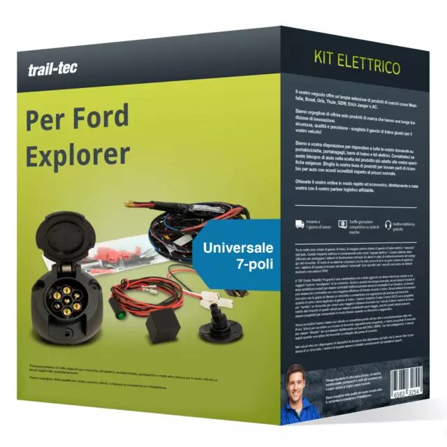 7 poli universale kit elettrico per FORD Explorer, trail-tec Articolo nuovo