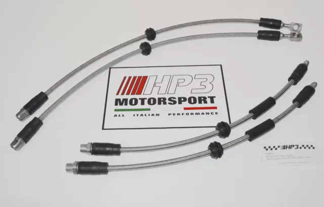 MINI Cooper R50-R52-R53 KIT 4 TUBI FRENO TRECCIA AERONAUTICI SPORT HP3 2003-2006