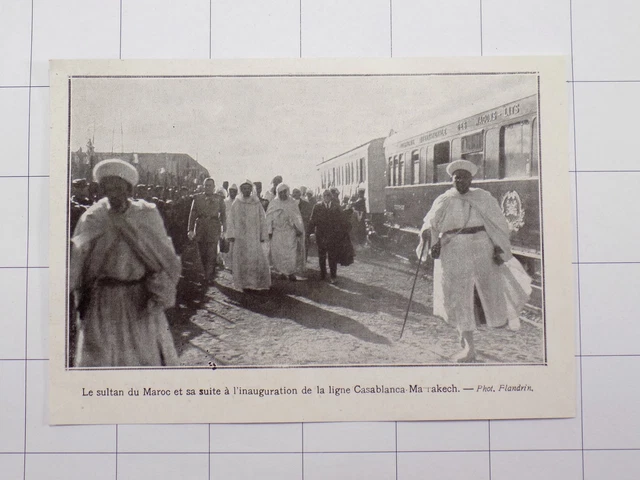 Photo Vintage Originale (circa 1937) - Le Sultan, Le Prince Hassan Et Le Général Noguès à La Fête Du Trône à Casablanca - Format 15x21 Cm