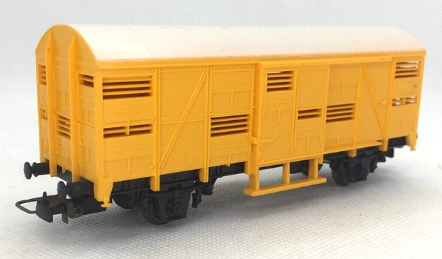 Wagon Tombereau HUET En Laiton Avec Guérite (échelle H0) - Modèle Réduit AMF87, Monté