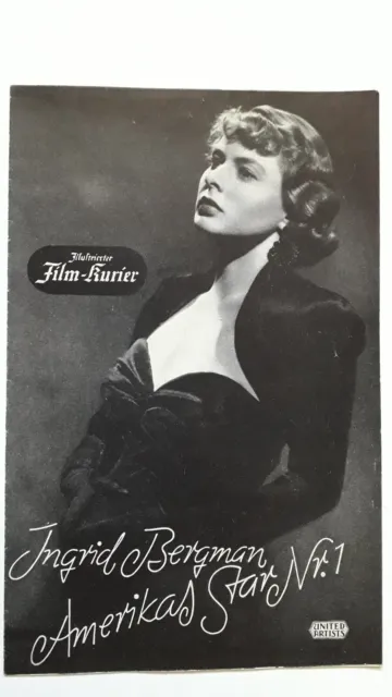 Illustrierter Film-Kurier 32A Ingrid Bergman Amerikas Star Nr.1 - Leporello TOP