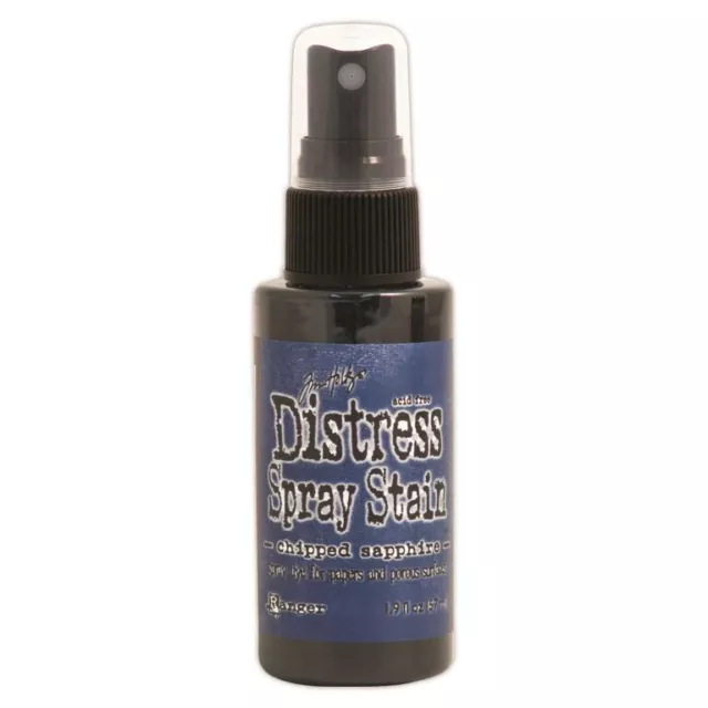 3 Pack Tim Holtz Distress Spray Stain 1.9oz-Chipped Sapphire TSS-42211