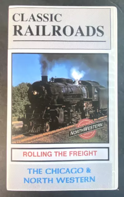 Classic Railroads Chicago & North Western VHS tape railroad train railway