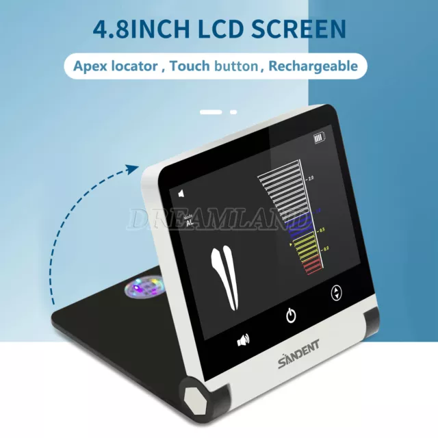 Dental localisateur d'apex dentaire Endo Apex Locator 4.8" LCD Screen SANDENT