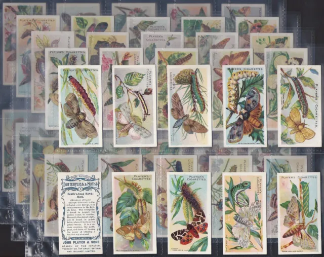 Players-Full Set- Butterflies And Moths 1904 (50 Cards) Excellent