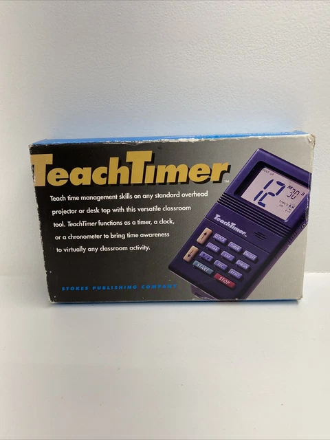Teachtimer STOKES 229 TEACHTIMER Overhead Clock Timer Chronograph Classroom or ...