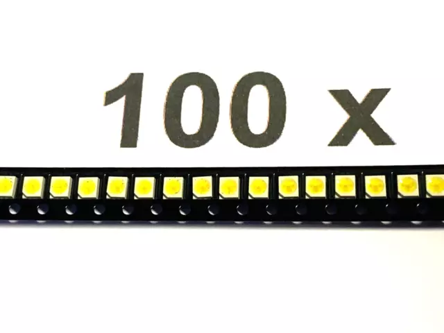 HSMW-A100-T50J1, LED weiß, AVAGO , 3,4V, 20-30mA, 1000mcd, PLCC2,  100 Stück