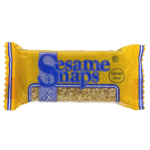 Sesamo a scatto (zucchero aggiunto) 30 g (confezione da 24)
