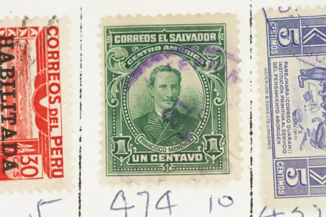 Sheet Paraguay El Salvador Dominican World Stamps Collection Hinged Stamps Paper 3