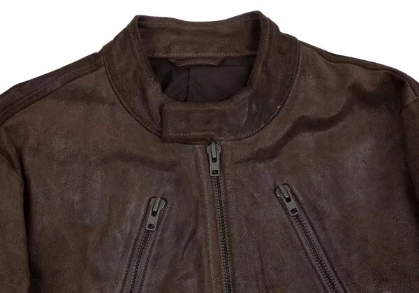 Maison Margiela 10 Waxed Suede Zipper Blouson Size 52(K-120886) 2