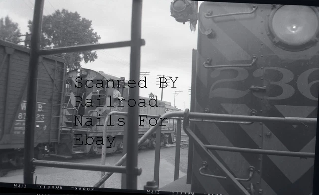 Lot of 5 1940s 1950s Original Railroad Photo Negatives Chicago & Northwestern 2