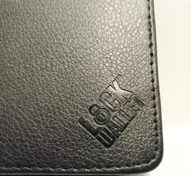 Lock Slim Wallet Secure Men Women RFID Blocking Money Credit Card Holder Wallets 4