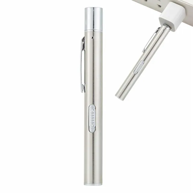 LED Flashlight USB Rechargeable Mini Torch Waterproof Non-slip Design Penlight