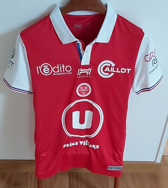 MAILLOT FOOTBALL STADE REIMS 2016 2017 T.M OUDIN LIGUE 2 HUNGARIA