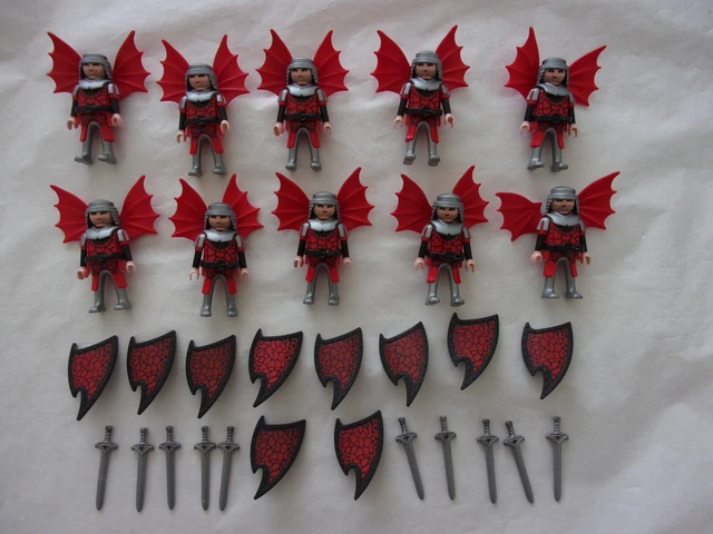 Gros Lot Playmobil Chevaliers Et Accessoires – Pour Des Heures De Jeux Médiévaux !