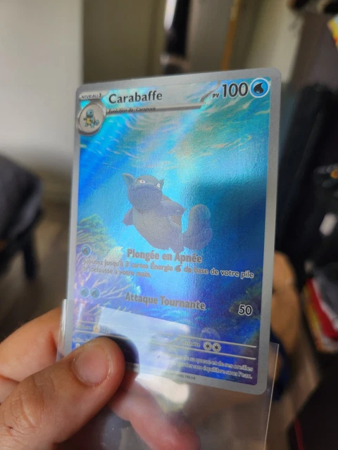 CARTE POKÉMON CARABAFFE 171/165 Full Art SECRETE - EV3.5 151 FR Neuve