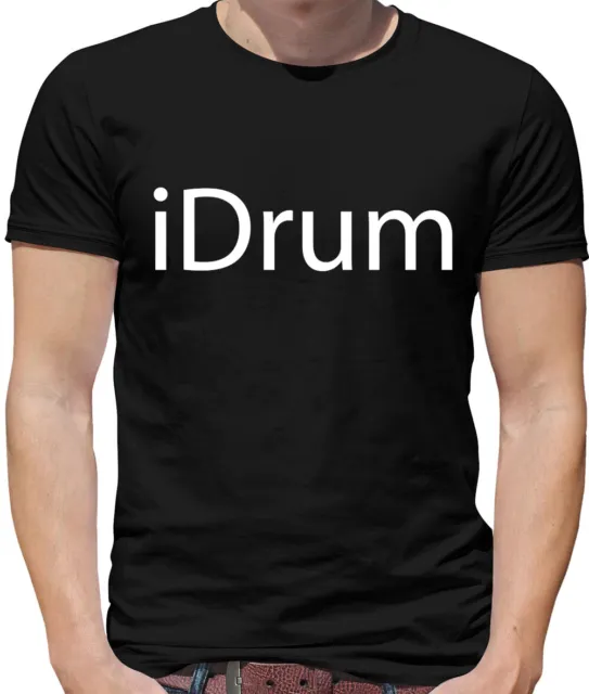 iDrum - Mens T-Shirt - Drumming Drum Drummer Music Musician Rock Band