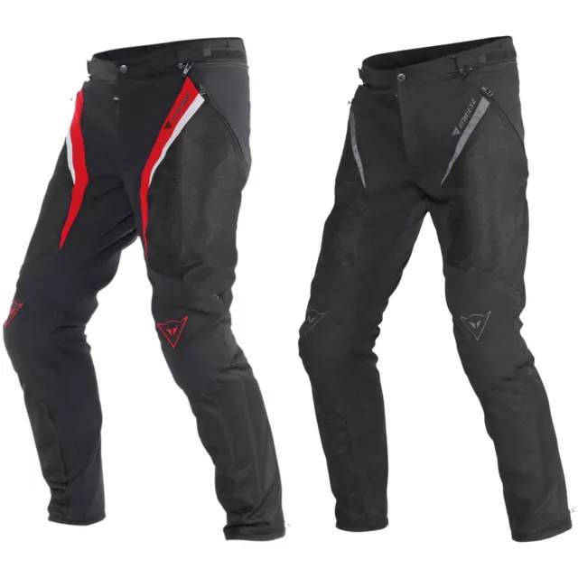 Dainese Hommes Moto Pantalon Dragon Super Air - Été Textile Avec Protecteurs