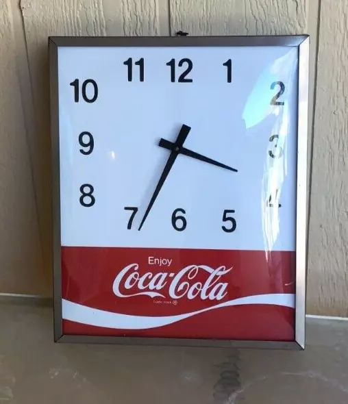 Vintage Coca-Cola Wall Clock - 1970s